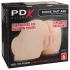PDX Elite - masturbatore vibrante 2in1 - effetto realistico naturale