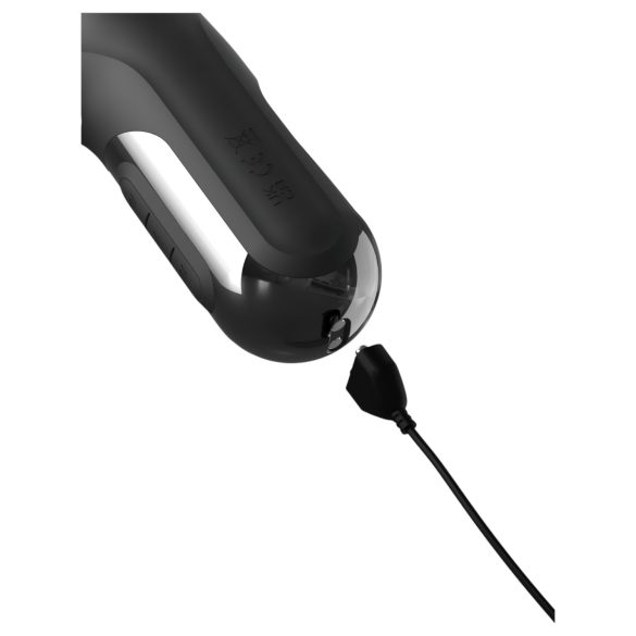 Fetish - vibratore con 3 motori spinta - silicone nero