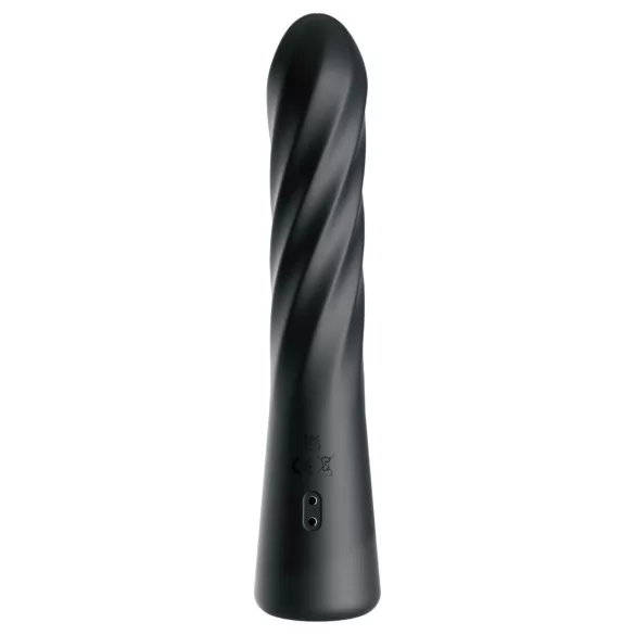 Anal Fantasy Twist Ecstasy - vibratore anale rotante e spingente (nero)