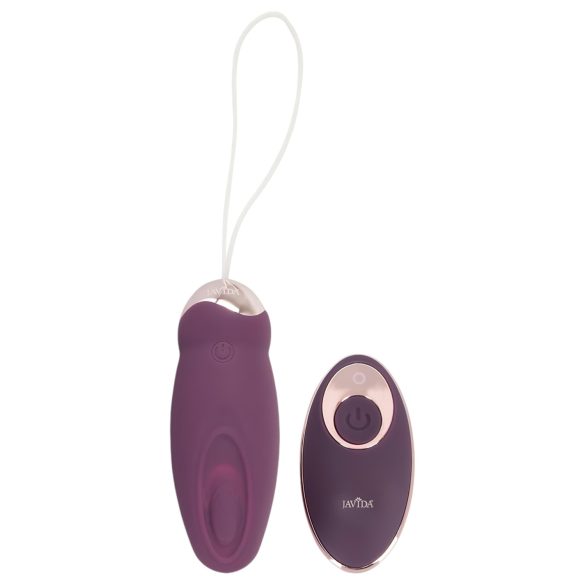 Javida - ovetto vibrante telecomandato a impulsi - silicone viola
