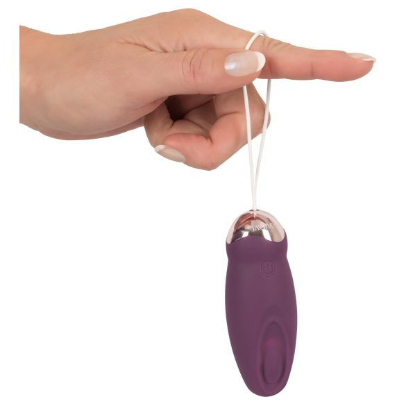 Javida - ovetto vibrante telecomandato a impulsi - silicone viola