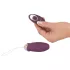 Javida - vibratore vaginale rotante con perle - telecomando - viola