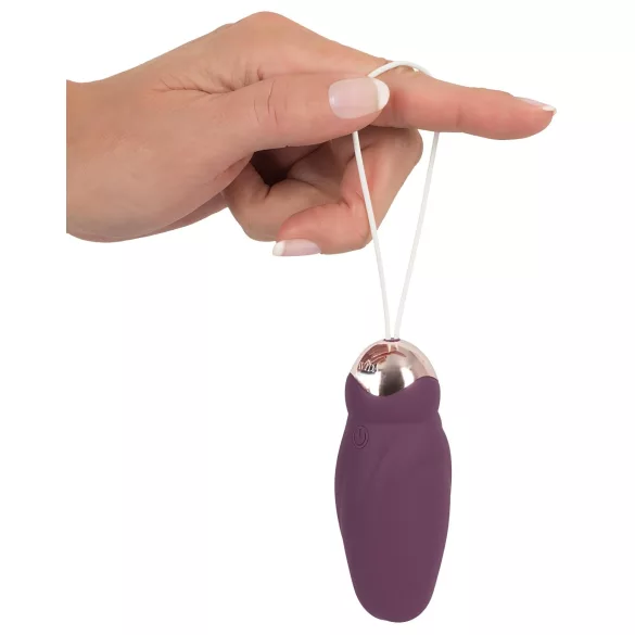 Javida - vibratore vaginale rotante con perle - telecomando - viola