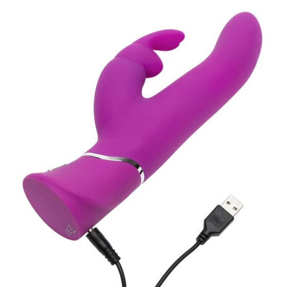 Stimolatore Happyrabbit Power Motion - ricaricabile, impermeabile, con asta clitoridea (viola)