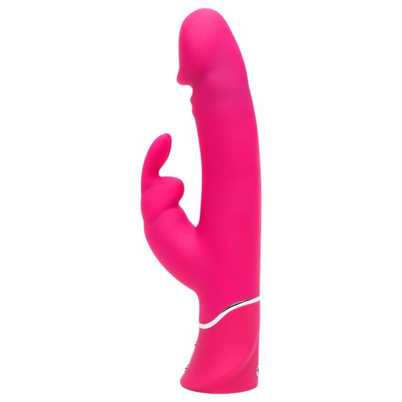 Happyrabbit - vibratore rabbit dual density impermeabile - silicone rosa