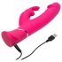 Happyrabbit - vibratore rabbit dual density impermeabile - silicone rosa