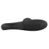 Black Velvets - vibratore anale con perle - nero
