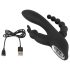 SMILE Triple - vibratore impermeabile a 3 bracci, ricaricabile (nero)