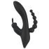 SMILE Triple - vibratore impermeabile a 3 bracci, ricaricabile (nero)