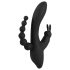 SMILE Triple - vibratore impermeabile a 3 bracci, ricaricabile (nero)