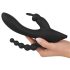 SMILE Triple - vibratore impermeabile a 3 bracci, ricaricabile (nero)