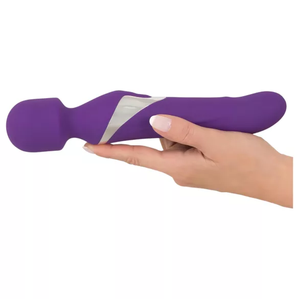 Javida Wand & Pearl - vibratore massaggiante 2in1 - silicone viola