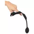 Rebel - anello pene e scroto con vibratore anale - nero