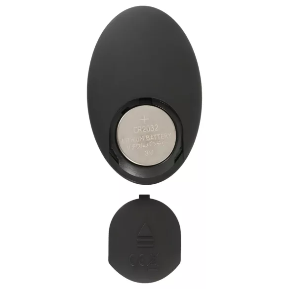 ANOS - vibratore anale rotante con perle - nero