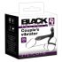 Black Velvets - vibratore coppia ricaricabile e anello fallico 2in1 - nero