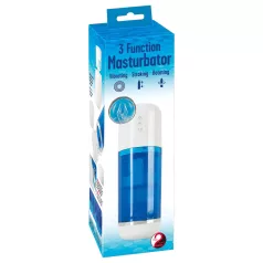   You2Toys - masturbatore ricaricabile rotante e a spinta (blu-bianco)