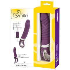 SMILE Soft - vibratore riscaldato ricaricabile (viola)