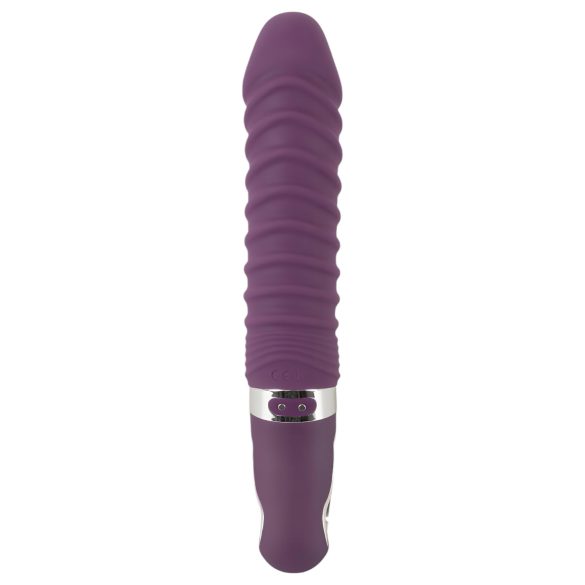 SMILE Soft - vibratore ricaricabile riscaldante (viola)