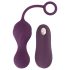 SMILE RC Palline Amore - uovo vibrante ricaricabile con telecomando (viola)