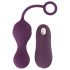 SMILE RC Palline Amore - uovo vibrante ricaricabile con telecomando (viola)