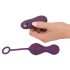 SMILE RC Palline Amore - uovo vibrante ricaricabile con telecomando (viola)