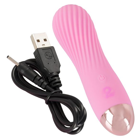 Cuties Mini - vibratore spirale ricaricabile impermeabile - rosa