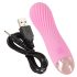 Cuties Mini - vibratore spirale ricaricabile impermeabile - rosa
