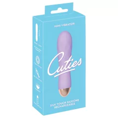   Cuties Mini - vibratore ricaricabile impermeabile con rilievi - silicone lilla