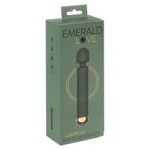   Bacchetta dell'Amore Smeraldo - Vibratore Massaggiante Ricaricabile Impermeabile (Verde)