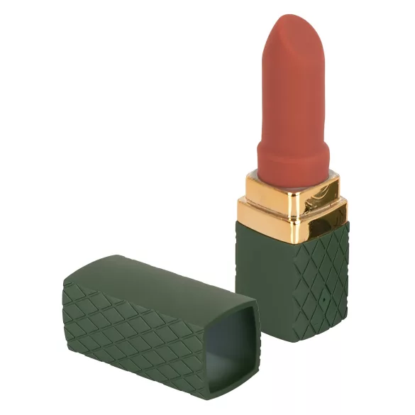 Emerald Love - vibratore a forma di rossetto ricaricabile e impermeabile (rosso)