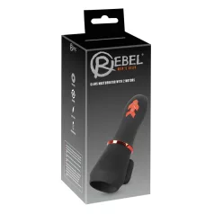 Rebel - vibratore glande ricaricabile doppio motore - nero