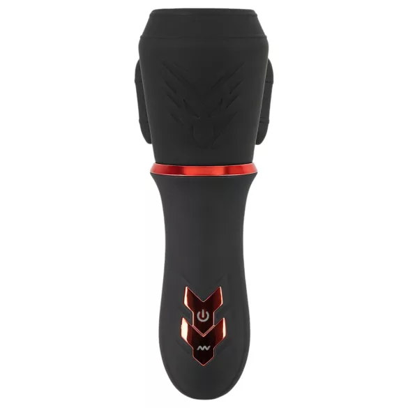 Rebel - vibratore glande ricaricabile doppio motore - nero