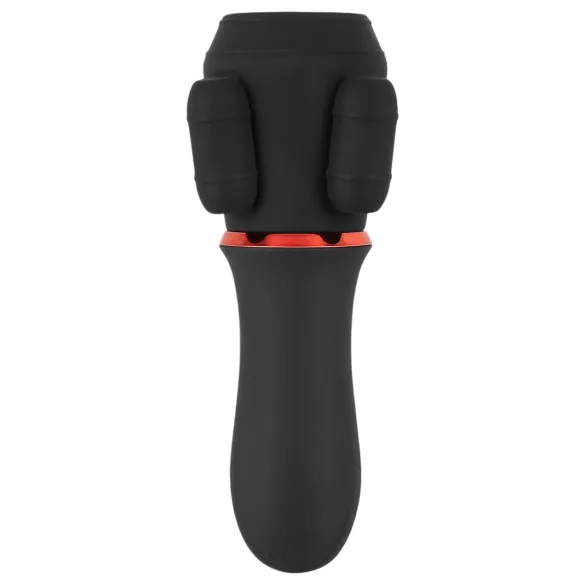 Rebel - vibratore glande ricaricabile doppio motore - nero