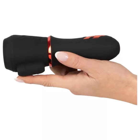 Rebel - vibratore glande ricaricabile doppio motore - nero