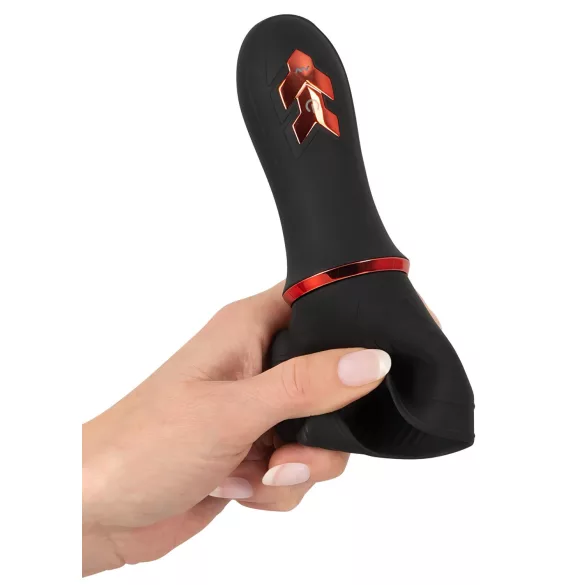 Rebel - vibratore glande ricaricabile doppio motore - nero