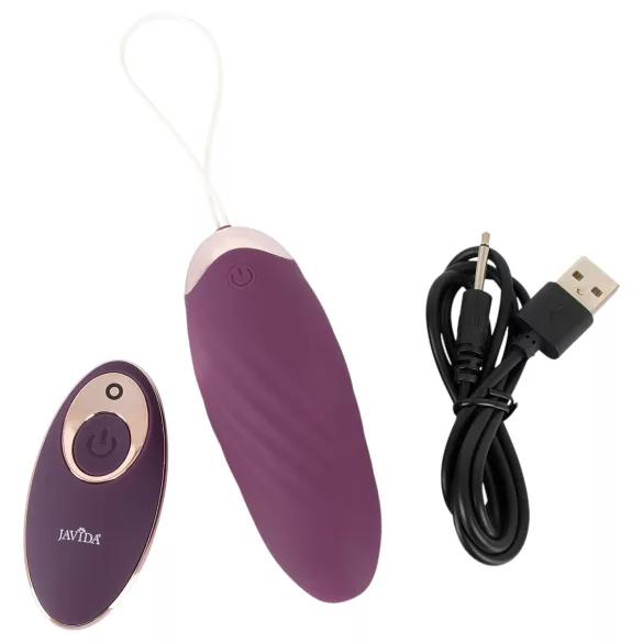 Javida Shaking Love - vibratore a pallina wireless - vibrazione pulsante - lilla