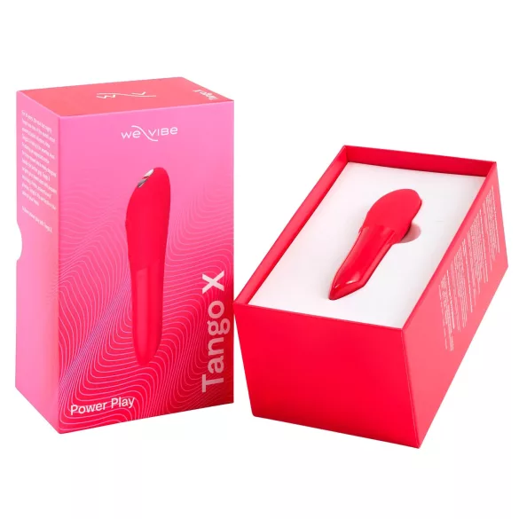 We-Vibe Tango X - vibratore clitorideo ricaricabile impermeabile - corallo