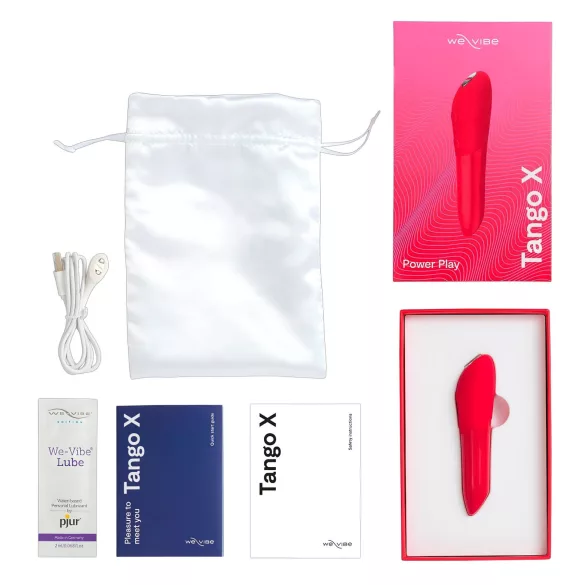 We-Vibe Tango X - vibratore clitorideo ricaricabile impermeabile - corallo