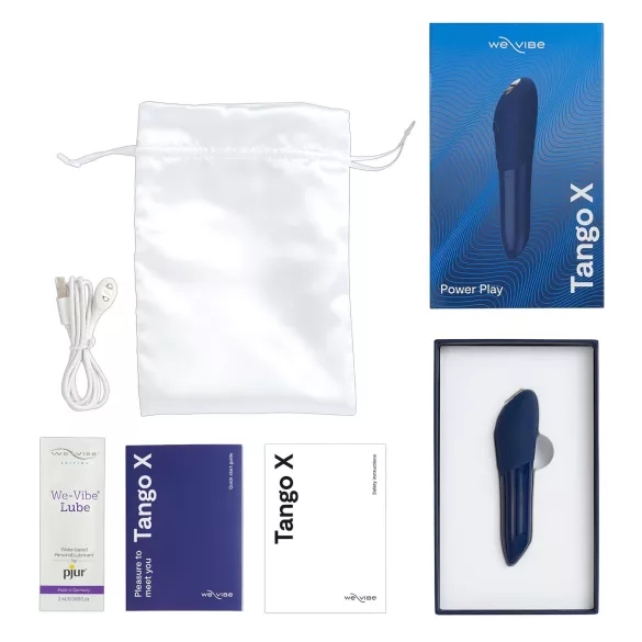 We-Vibe Tango X - vibratore bullet impermeabile - silicone blu