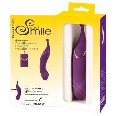   SMILE Doppio - vibratore per clitoride e vaginale ricaricabile 2in1 (viola)