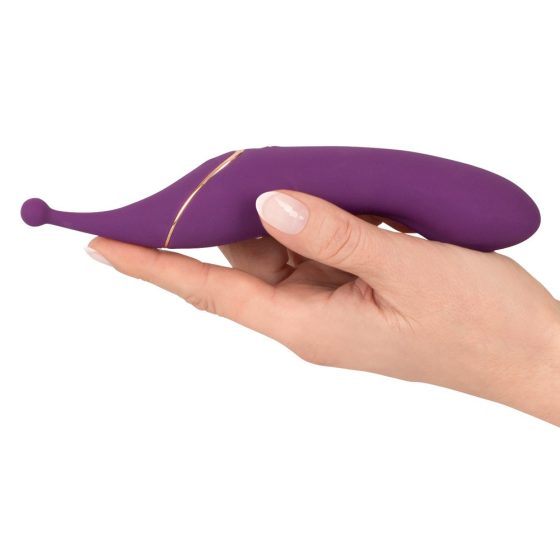 SMILE Doppio - vibratore per clitoride e vaginale ricaricabile 2in1 (viola)