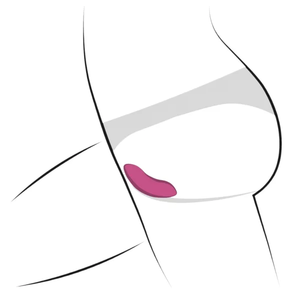 Svakom Edeny - vibratore per slip intelligente ricaricabile - viola