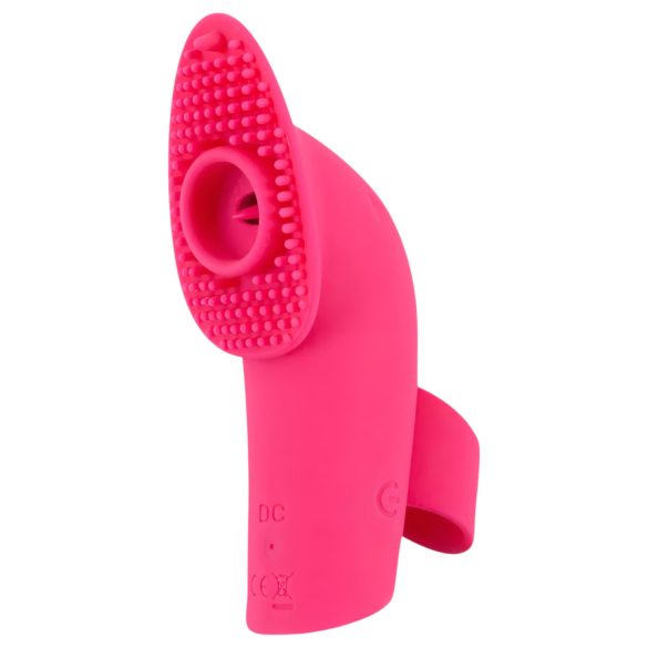SMILE Licking - Vibratore da dito a onde e leccate (rosa)