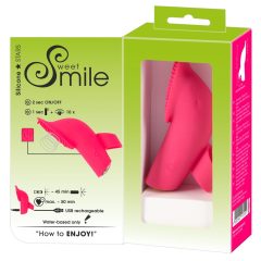   SMILE Licking - vibratore da dito con lingua a onde d'aria ricaricabile (rosa)