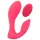 SMILE - vibratore indossabile 2in1 ricaricabile telecomandato - silicone rosa