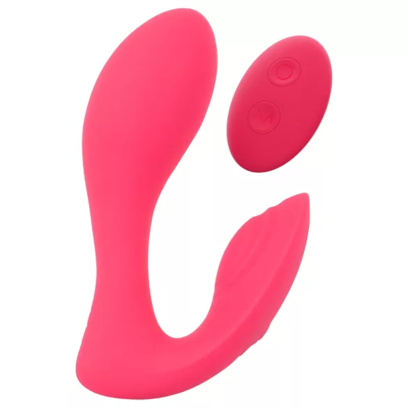 SMILE - vibratore indossabile 2in1 ricaricabile telecomandato - silicone rosa