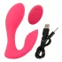 SMILE - vibratore indossabile 2in1 ricaricabile telecomandato - silicone rosa