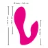 SMILE - vibratore indossabile 2in1 ricaricabile telecomandato - silicone rosa