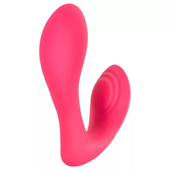 SMILE - vibratore indossabile 2in1 ricaricabile telecomandato - silicone rosa