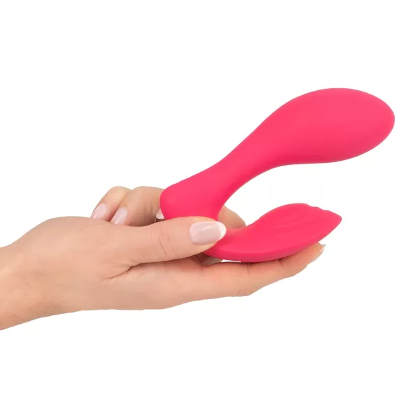 SMILE - vibratore indossabile 2in1 ricaricabile telecomandato - silicone rosa